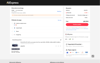 Mini PC MLLSE G2 Pro Intel por 109,99€