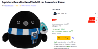 Harry Potter Squishmallows 25cm voor €12,99 bij Bol