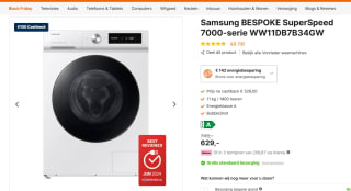 Samsung Wasmachine - A klasse - 11 Kg - Ai Ecobubble voor €529 na cashback bij Expert