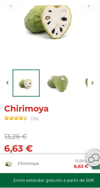 -50% de Descuento en Chirimoya.