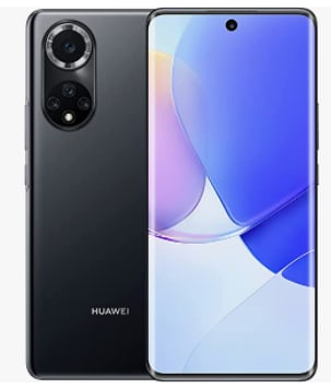 HUAWEI Nova 9, Cuádruple cámara ultravisión 4K de 50 MP, Pantalla Curva hiperrealista de 120Hz, HUAWEI Supercharge 66 W, EMUI 12, Negro por 255,99€