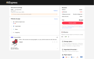 Silla mecedora plegable de camping por 35,66€