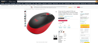 Mouse da Logitech, modelo M190 - R$ 49,99