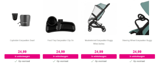Diverse Easywalker laatste kans artikelen vanaf €19,99 bij Van Asten Babysuperstore