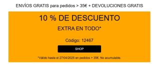 Hoy desde Bonprix tenemos 10% descuento en todo