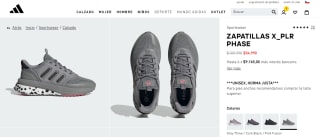 Ahorra en zapatillas X_PLR Phase Adidas por $54.990
