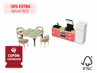 30% descuento en Mueble miniatura madera varios modelos