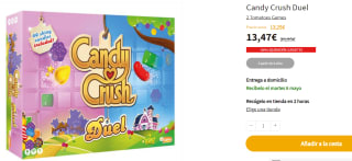 Juego de mesa Candy Crush Duel por 13.47€