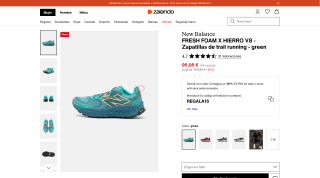 Zapatillas de trail running New Balance FRESH FOAM X HIERRO V8 por 81,55€