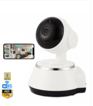 Cámara IP Wifi motorizada 360° HD 720P, visión nocturna, detector de movimiento DAM por 39.95€