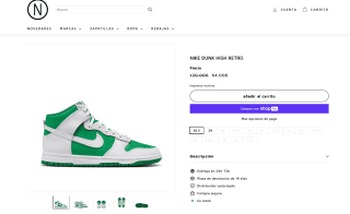 Zapatillas Nike Dunk High Retro por solo 65€