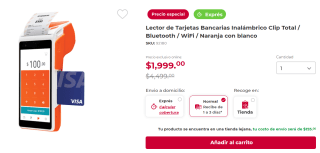 Lector Clip Total a $1,999 en Office Depot