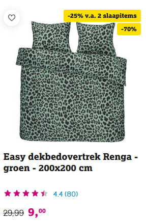 Tot 83% korting in de sale van Leen Bakker