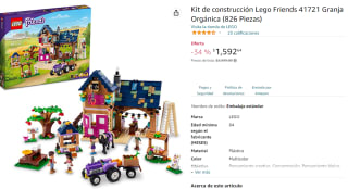 Lego Friends Granja Orgánica a $1,593 en Amazon
