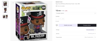 Figura Funko Pop de Disney modelo Villano Doctor Facilier por 9,75€