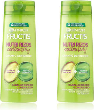 Champú Garnier Fructis Nutri Rizos Contouring para cabello rizado 2 unidades 360 ml por 5,04€