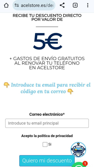 -5€ de Descuento en Acelstore.