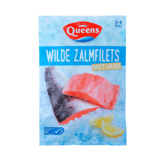 Wilde zalmfilets met huid  375 g Pacifische zalmfilet met huid voor €2,89 bij Dirk