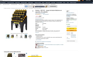Juego de destornilladores Stanley 062142 en expositor 26 unidades por solo 29,67€