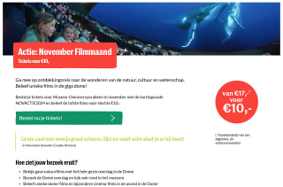 Tickets voor Museon-Omniversum voor €10