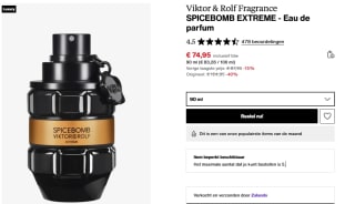 Viktor & Rolf Spicebomb Extreme eau de parfum spray 90ml voor €74,95 bij Zalando