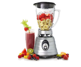 Batidora de vaso - Oster Clásica 4655 0004655ESP-050, 600W, 3 Velocidades, Jarra de vidrio, Acero por 59€