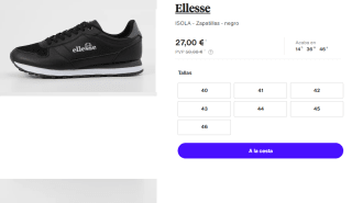 Zapatillas de Hombre Ellesse ISOLA por 27€