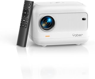 Proyector 18000 Lúmenes Mini Proyector Portátil 5G WiFi Bluetooth, YABER Full HD 1080P por 79,99€