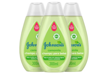 3 Unidades Johnson's Baby Champú Camomila por 4,05€