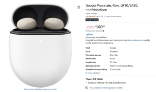Google Pixel Buds Pro 2 Wit voor €160 bij Amazon