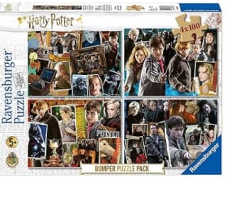Ravensburger - Puzzle 4 en 1 Harry Potter 100 piezas cada uno por 5,80€