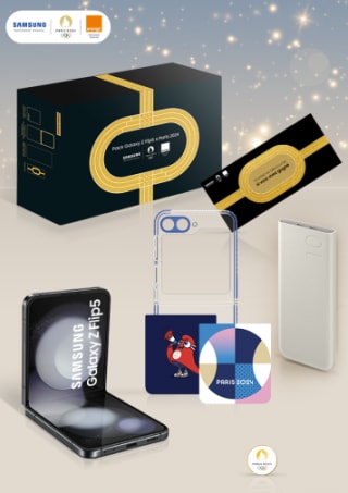 Samsung Galaxy Z Flip5 + batterie portable + coque à 109€