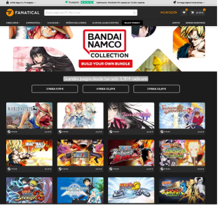 Colección Bandai Namco bundle STEAM desde 3,30 en Fanatical