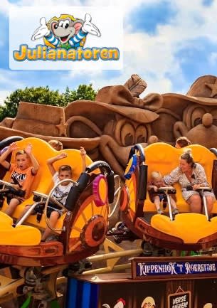 Ticket Kikker bij Kinderpretpark Julianatoren voor €17,50 bij Julianatoren via Tripper
