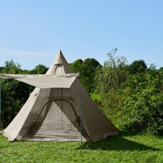 Ruime glamping tipi tent 6-persoons voor €149 in de Action webshop