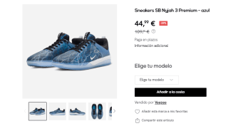 Nike zapatillas SB Nyjah 3 Premium por 44,99€