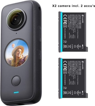 Insta360 One X2 Battery Bundle - Actioncam inclusief 2 accu's voor €299 bij Bol.com
