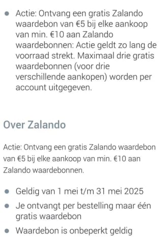 Gratis €5 Zalando bon bij besteding van €10 + 6% cashback via CashbackXL
