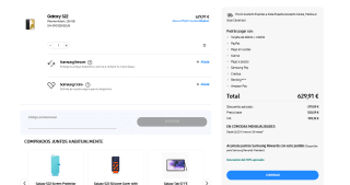 Móvil Samsung Galaxy S22 8GB 256GB por 629,91€