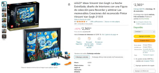 LEGO Ideas Vincent Van Gogh: La Noche Estrellada en oferta