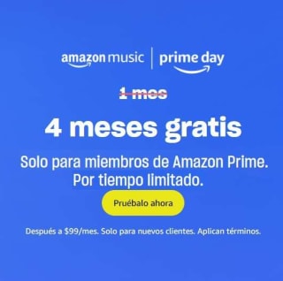 Amazon Music Unlimited Gratis por 4 Meses en Amazon