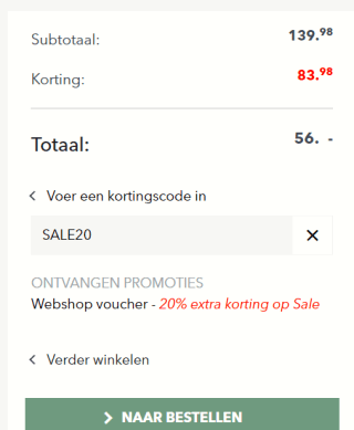 Jeans Centre kortingscode voor 20% extra korting op alle sale