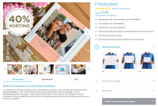 40% korting op alle fotoboeken bij Smartphoto