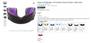 Venum Challenger 2.0 Protector Bucal Unisex por 14,99€ varios colores