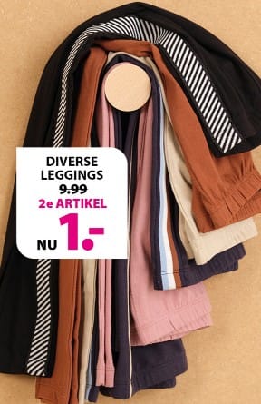 2e legging voor €1 bij terStal