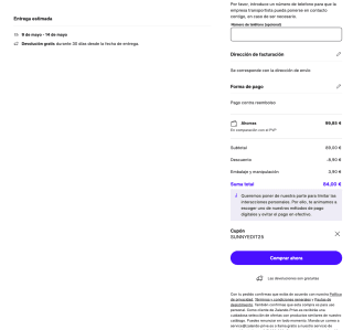 Tenis Adidas Ultraboost 1.0 Hombre running por 80,10€