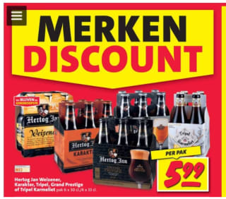 Hertog Jan Weizener, Karakter, Tripel, Grand Prestige of Tripel Karmelietvoor €6 per pak bij Nettorama