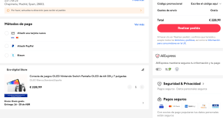 Nintendo Switch OLED Versión Japon/hong kong por solo 228,99€