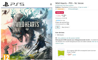 PS5 Wild Hearts voor €12,95 bij Amazon