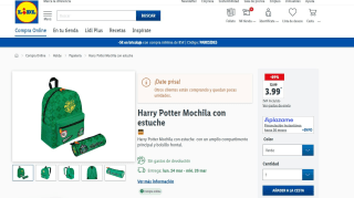 Harry Potter Mochila con estuche por 3,99€